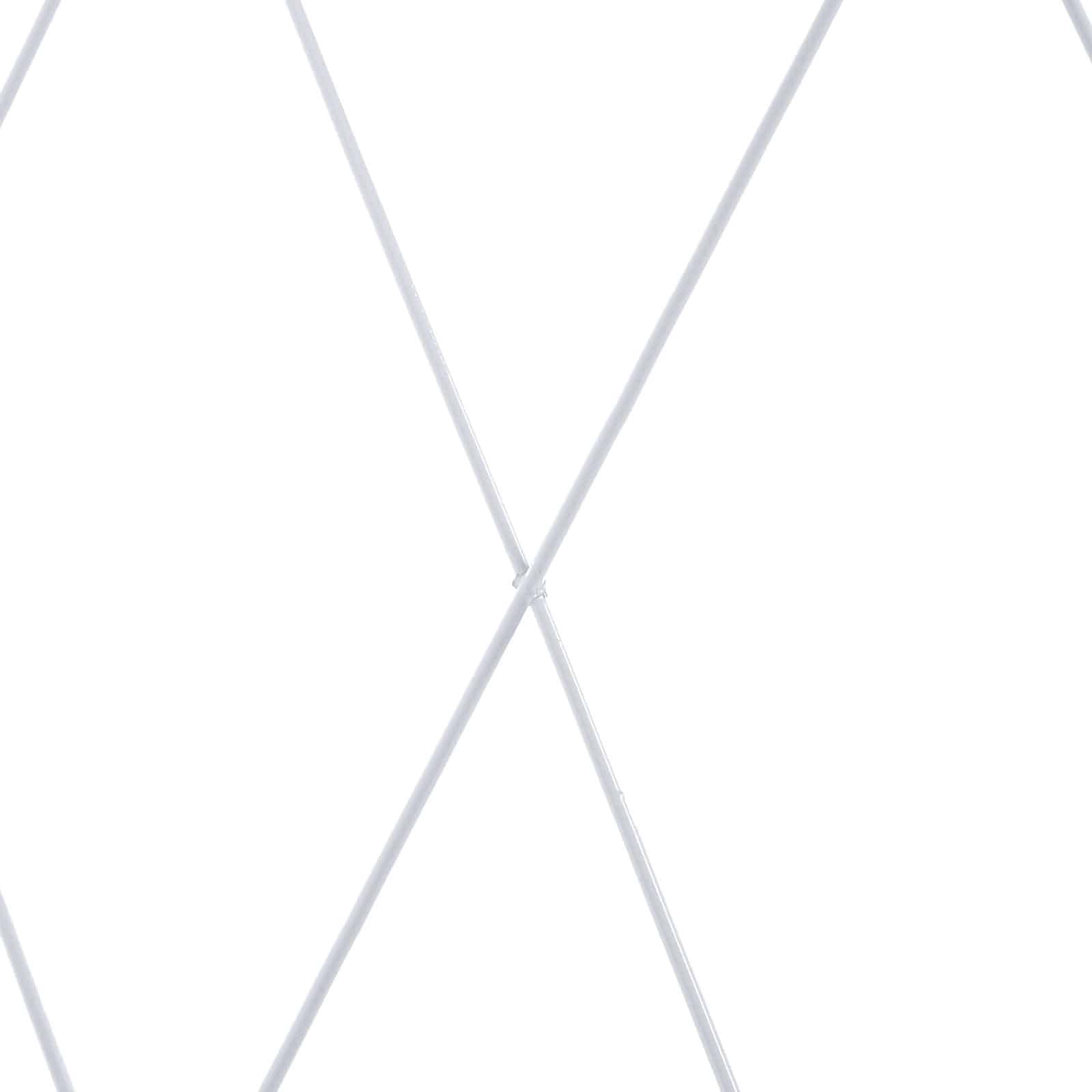 Estante dobrável 71,5x36x122,5 cm Catter House Kim 122 branca (até 160 kg) Estantería plegable 71,5x36x122,5 cm CatterHouse Kim 122 blanca (hasta 160 kg)