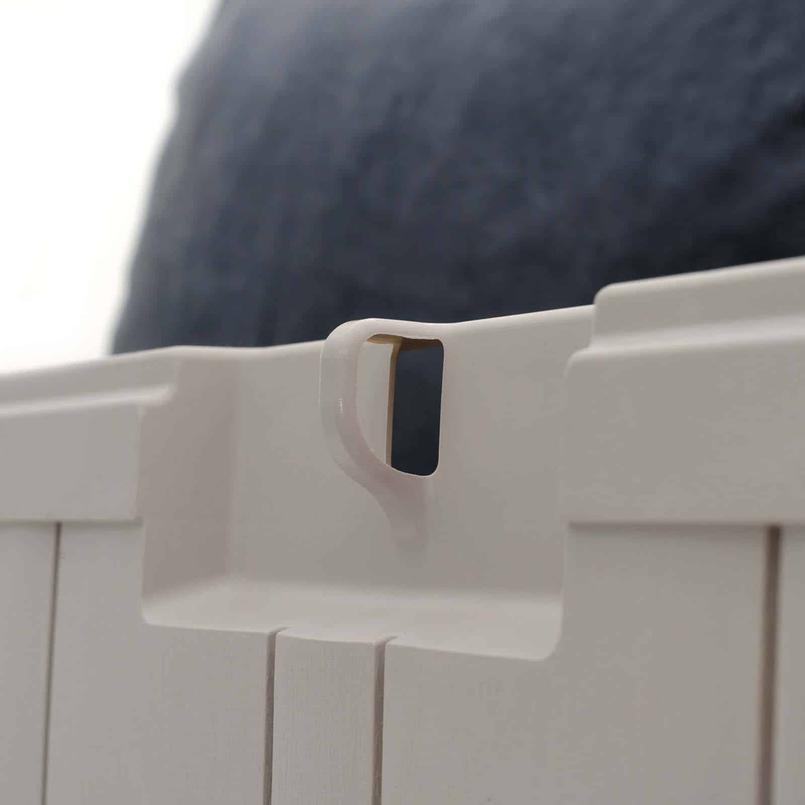 Baú em resina 117x45,5x57,50 cm (270L) Top bege Arcón resina 117x45,5x57,50 cm (270L)Top beige