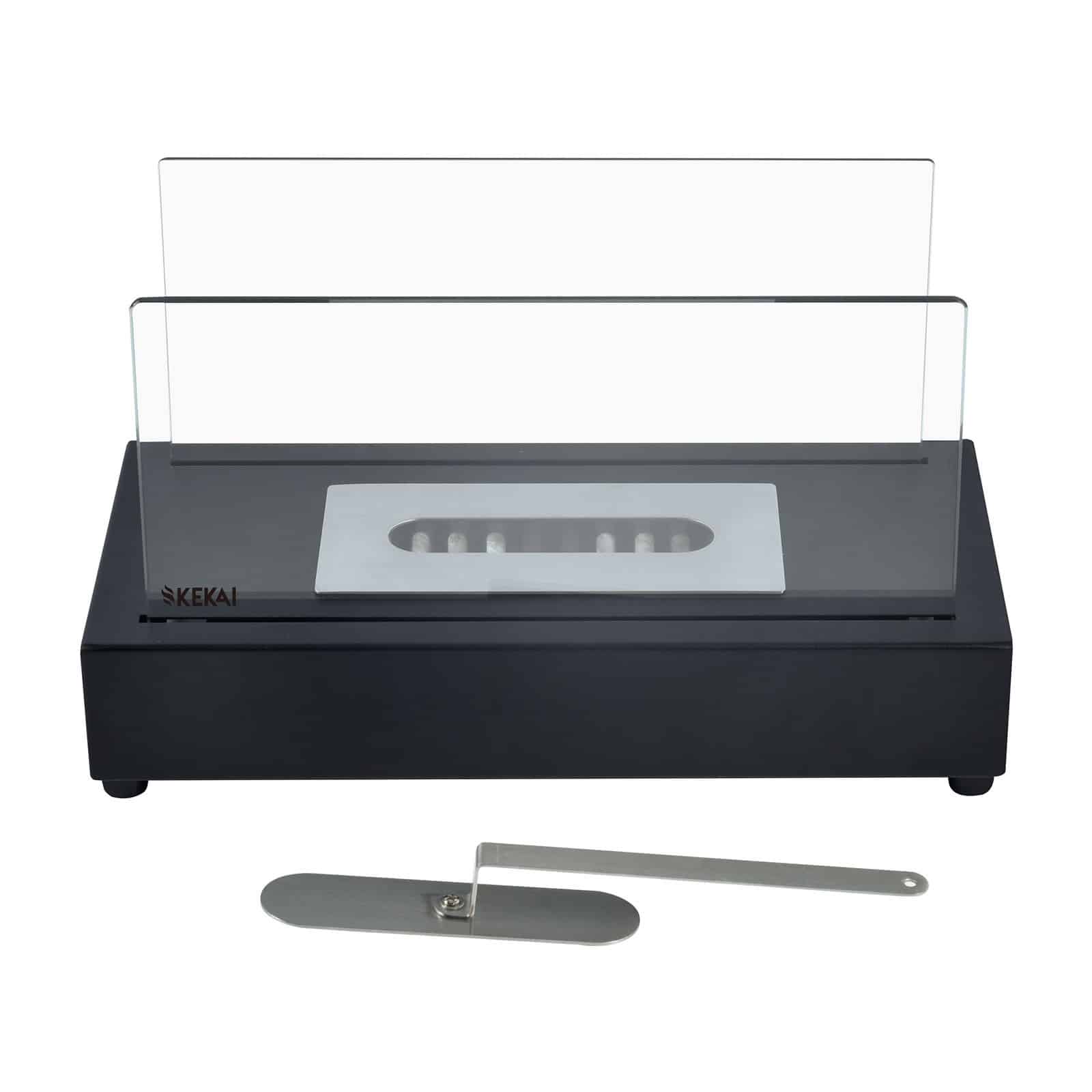 Lareira de mesa a bioetanol 35,5x18x20,5 cm KEKAI Etna Chimenea bioetanol de mesa 35,5x18x20,5 cm KEKAI Etna