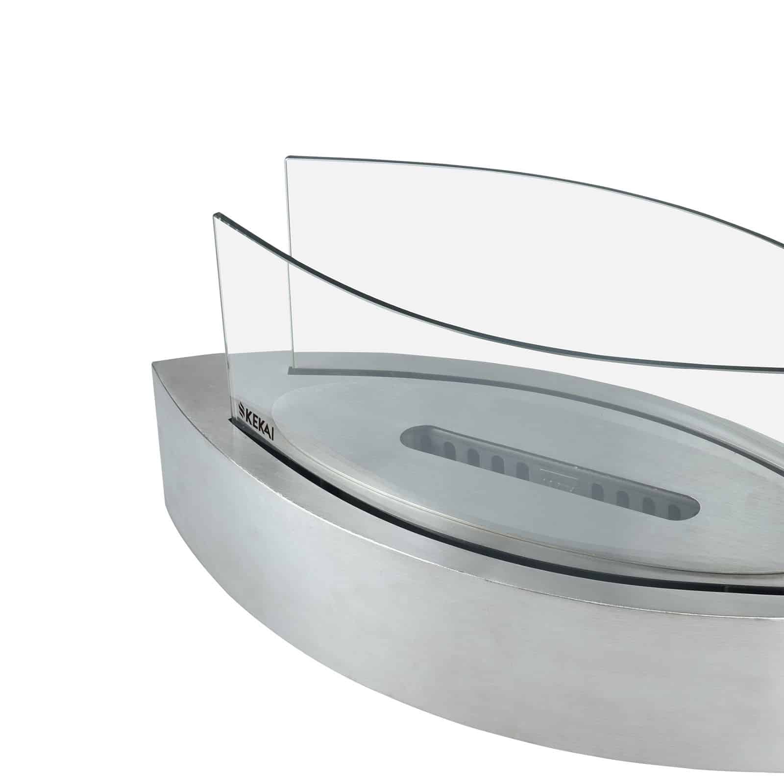 Lareira de mesa a bioetanol 50,8x20,3x23 cm KEKAI Fuji Chimenea bioetanol de mesa 50,8x20,3x23 cm KEKAI Fuji