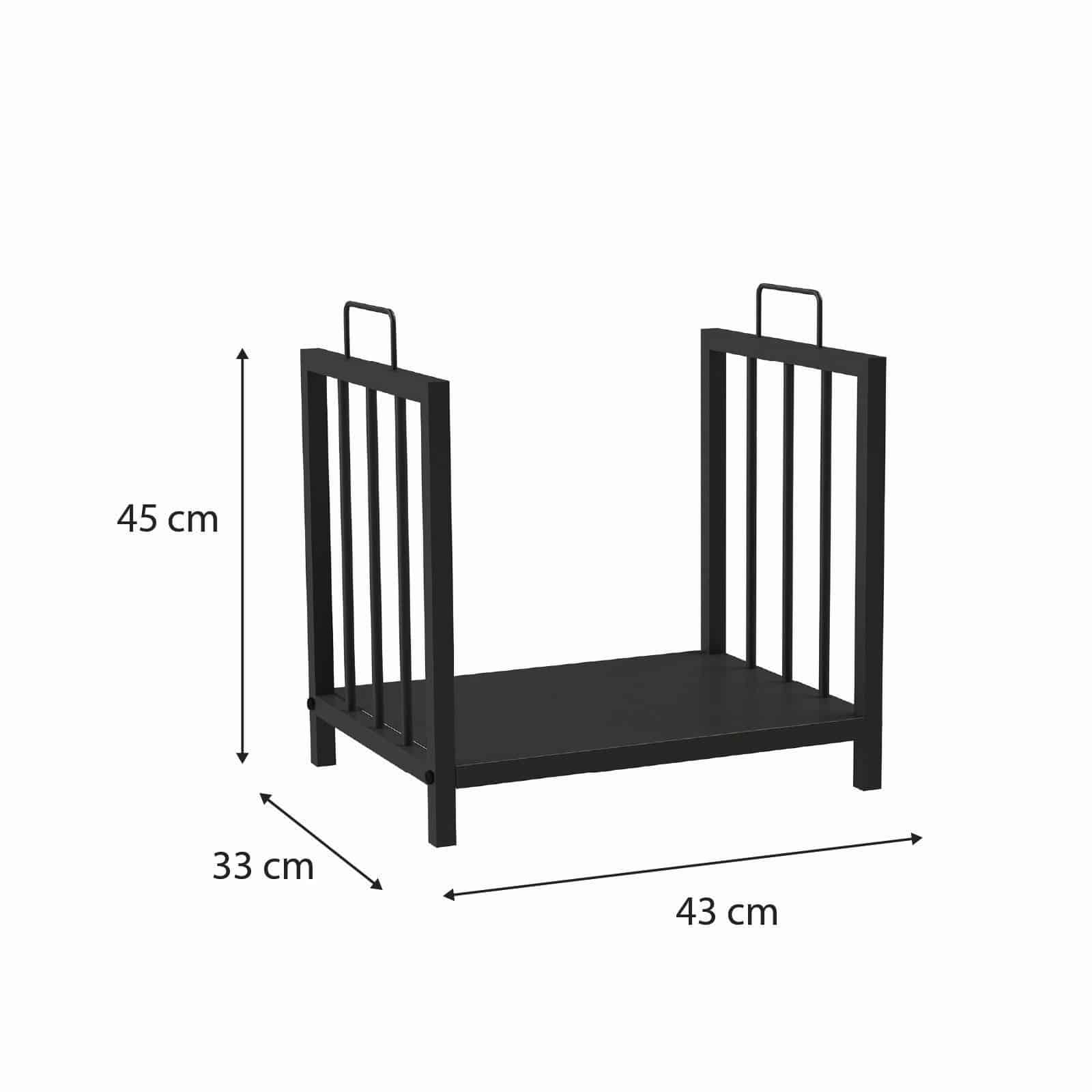 Lenheiro para exterior 43x33x45 KEKAI Handle Leñero exterior 43x33x45 cm KEKAI Handle