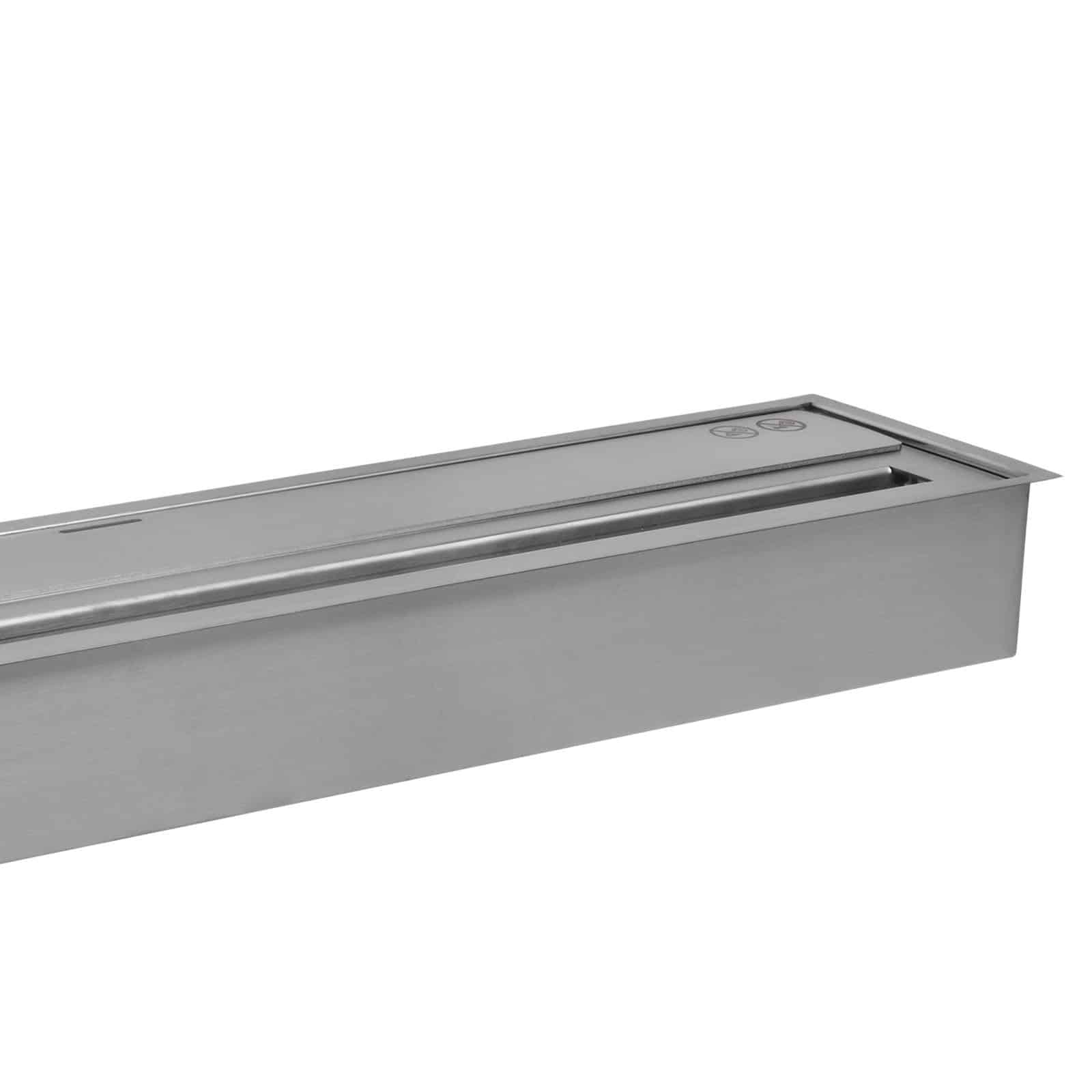 Lareira a bioetanol de chão 91,5x18,7x9,5cm KEKAI Teide Chimenea bioetanol de suelo 91,5x18,7x9,5cm KEKAI Teide