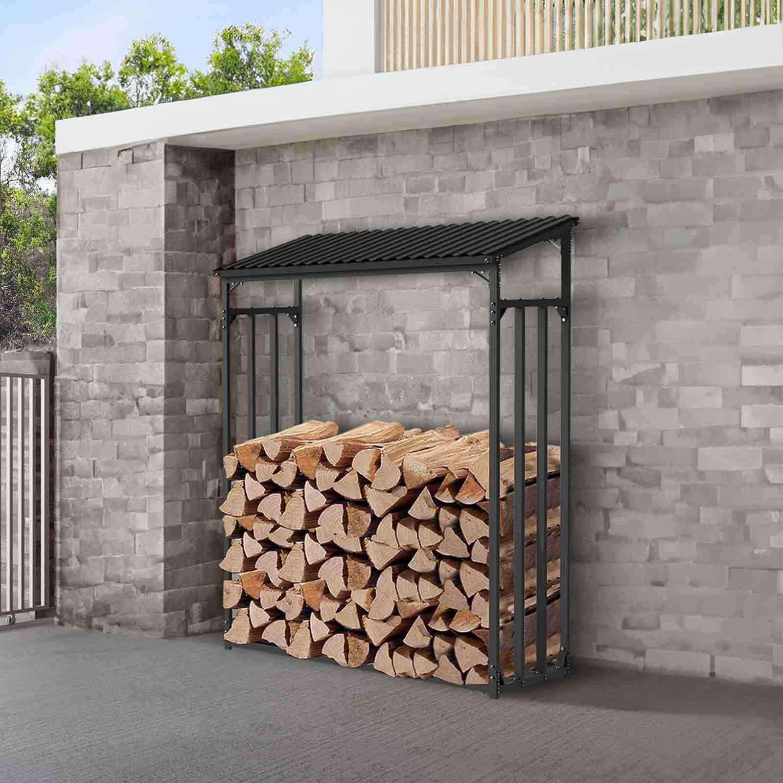 Lenheiro para exterior 130x70x185cm cm Wood Shed II Leñero exterior 130x70x185cm Wood Shed II