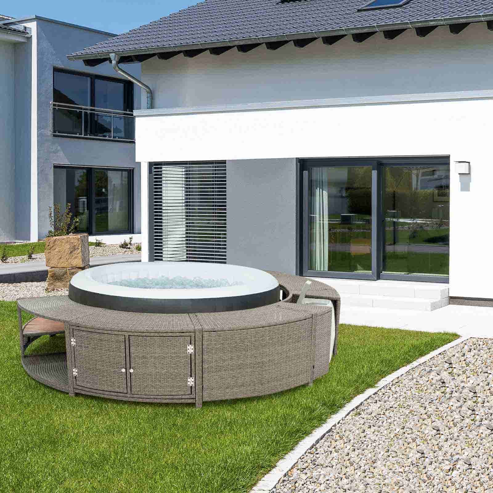 Spa exterior Miami com revestimento 279x40x56 cm K2O Full Spa exterior Miami con revestimiento 279x40x56 cm K2O Full