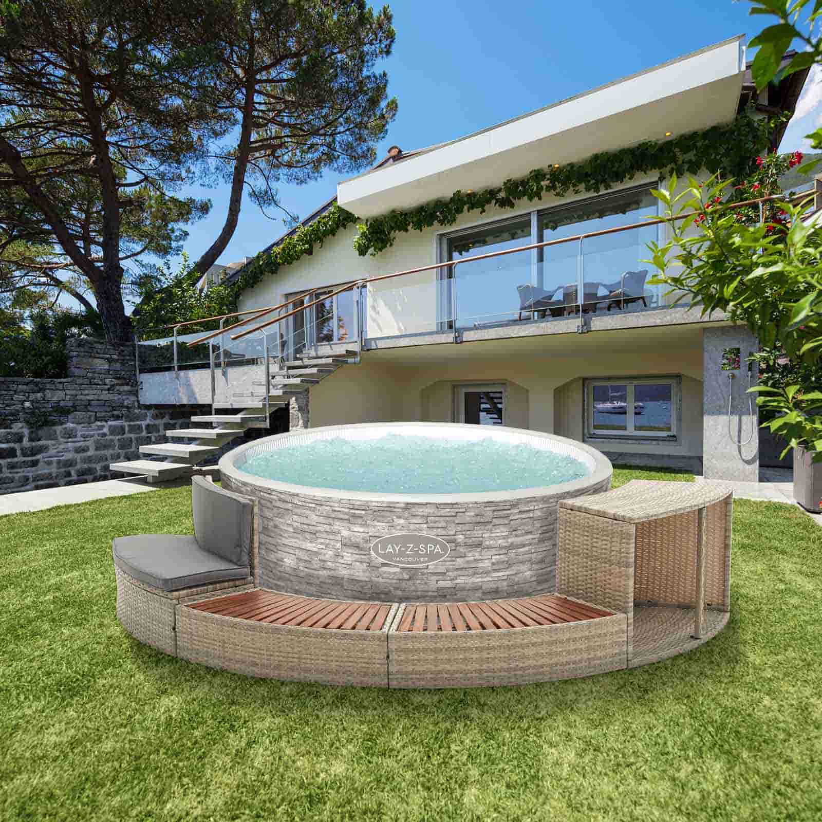 Spa exterior Vancouver com revestimento 289x45x56 cm K2O Half Spa exterior Vancouver con revestimiento 289x45x56 cm K20 Half