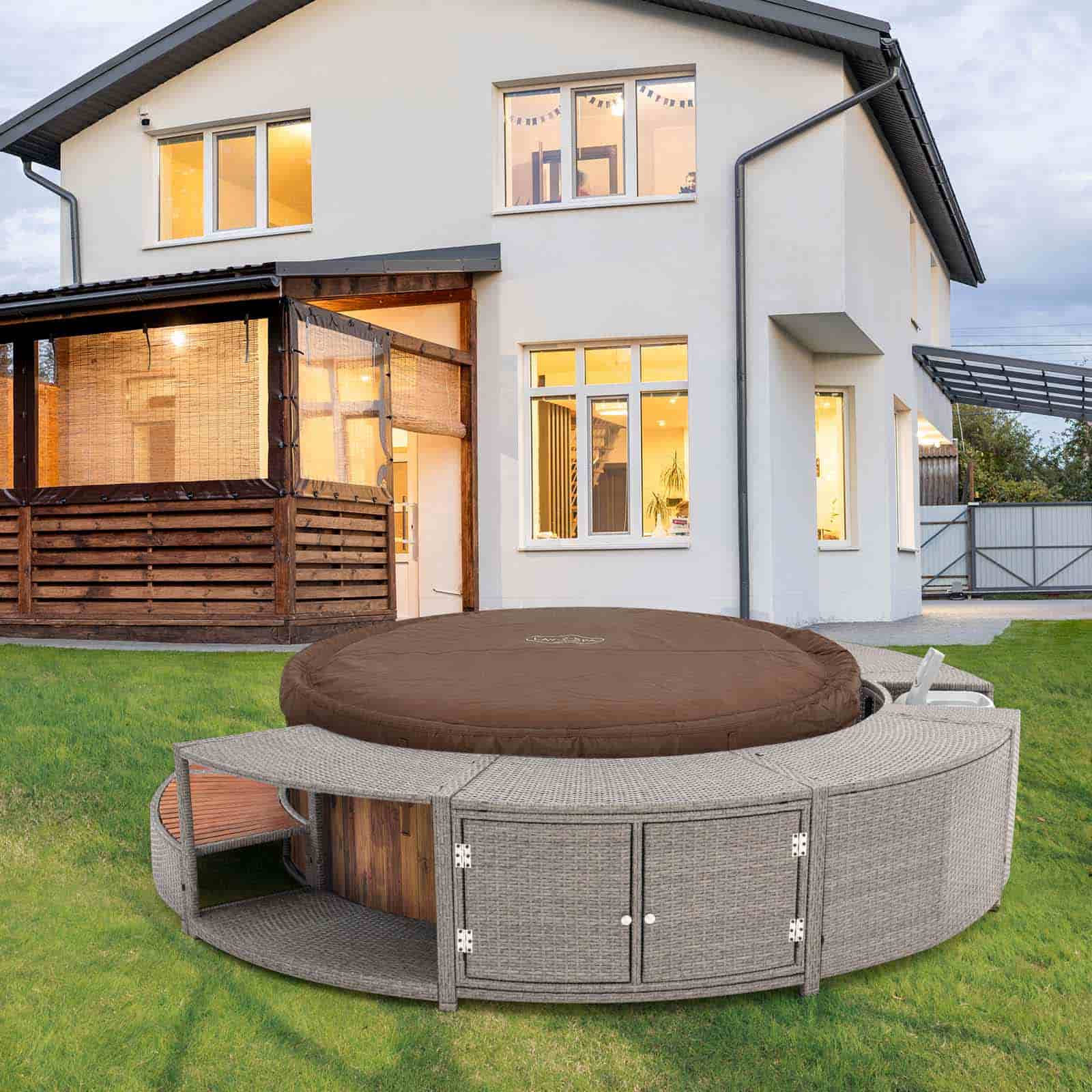 Spa exterior Helsinki com revestimento 279x40x56 cm K2O Full Spa exterior Helsinki con revestimiento 279x40x56 cm K2O Full