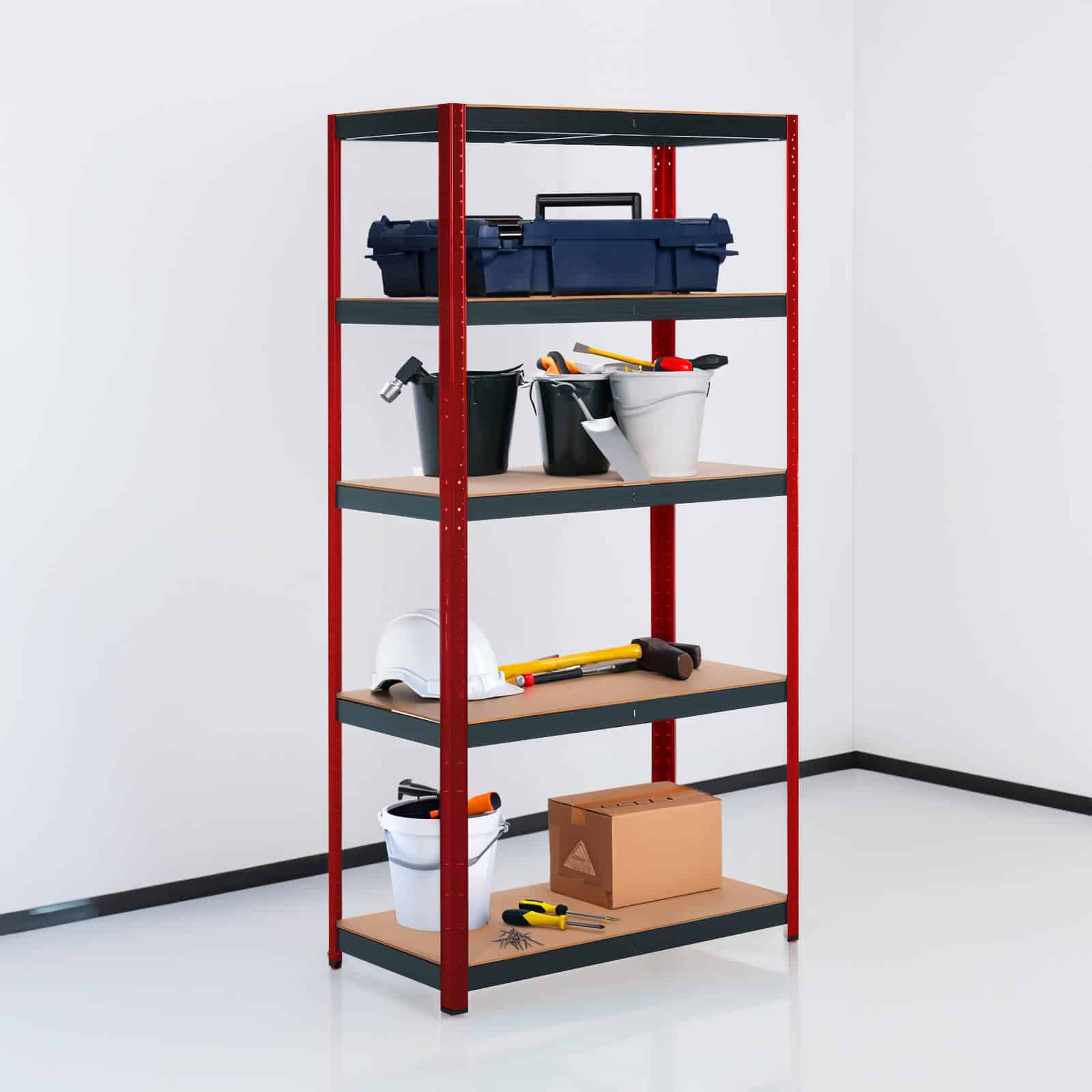 Estantes galvanizadas 90x40x180 cm Catter House Rack Cargo Advance 90 (até 1500 kg) Estantería galvanizada 90x40x180 cm CatterHouse Rack Cargo Advance 90 (hasta 1500 kg)