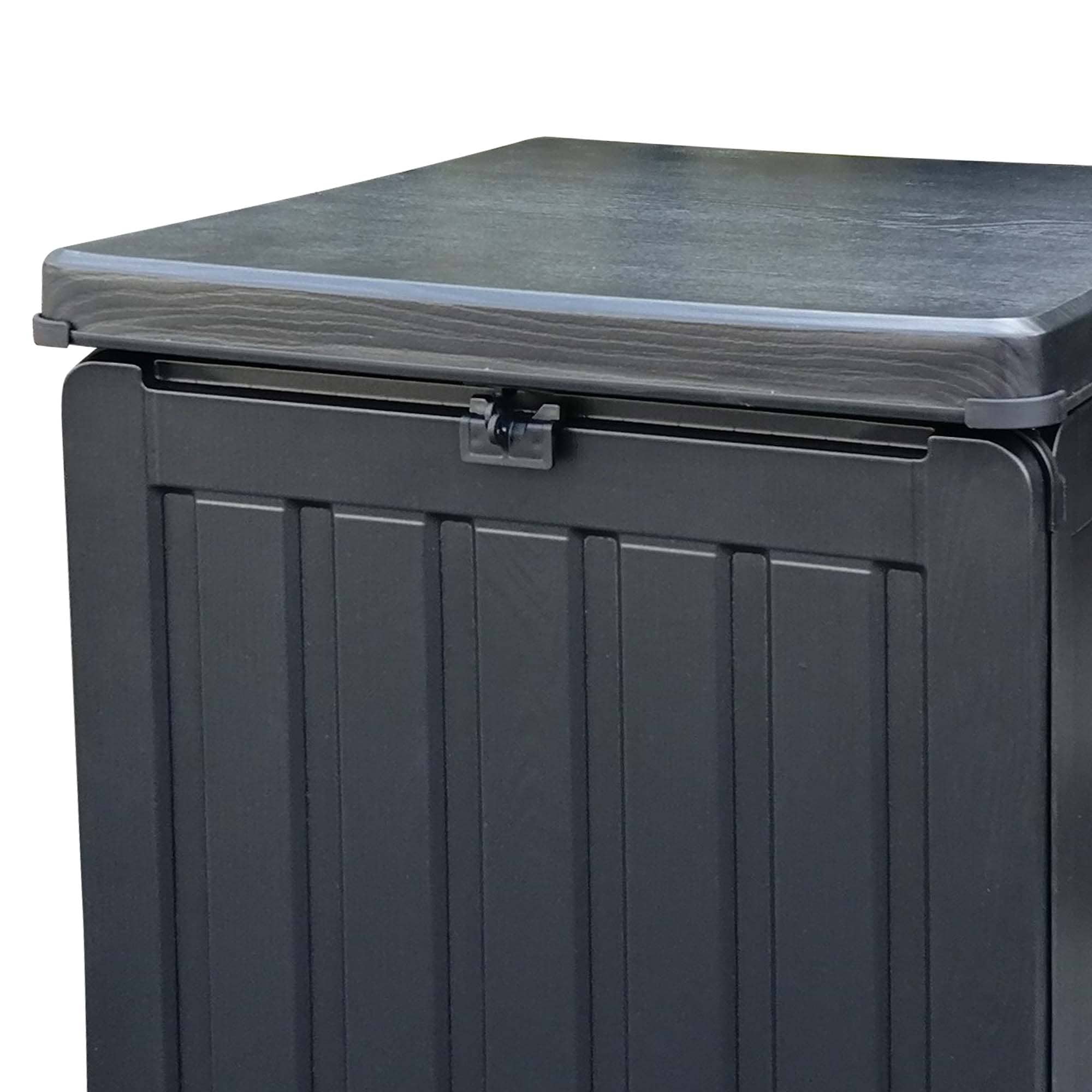 Baú em resina 42,8 x 42,8 x 46,4 cm (76 L) Soften Small preto Baú em resina 42,8 x 42,8 x 46,4 cm (76 L) Soften Small preto - Image 3
