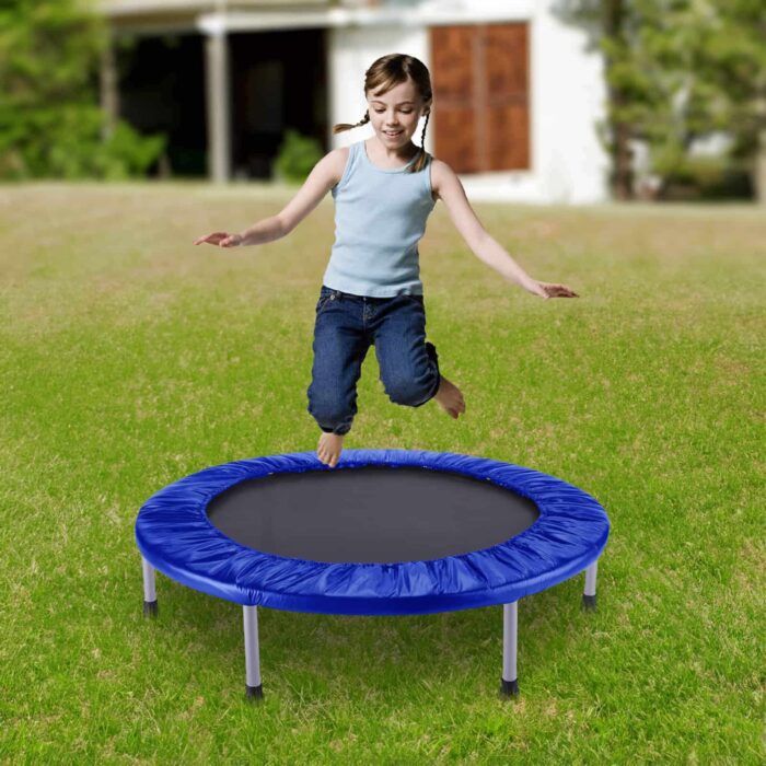 Cama elástica trampolim 102 cm de diâmetro. Outdoor Toys “Fitness Blue”