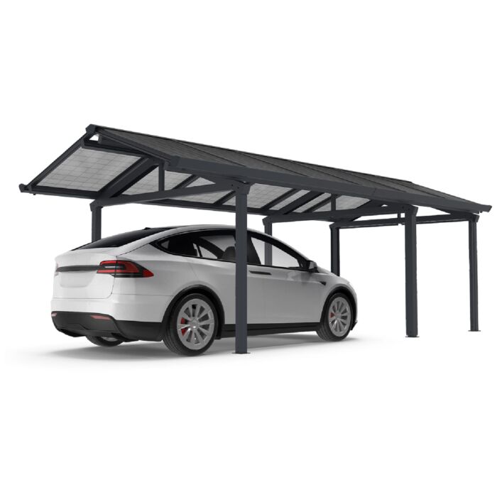 Marquise fotovoltaica para carro 3,40 x 7,12 x 2,77m Becquerel I