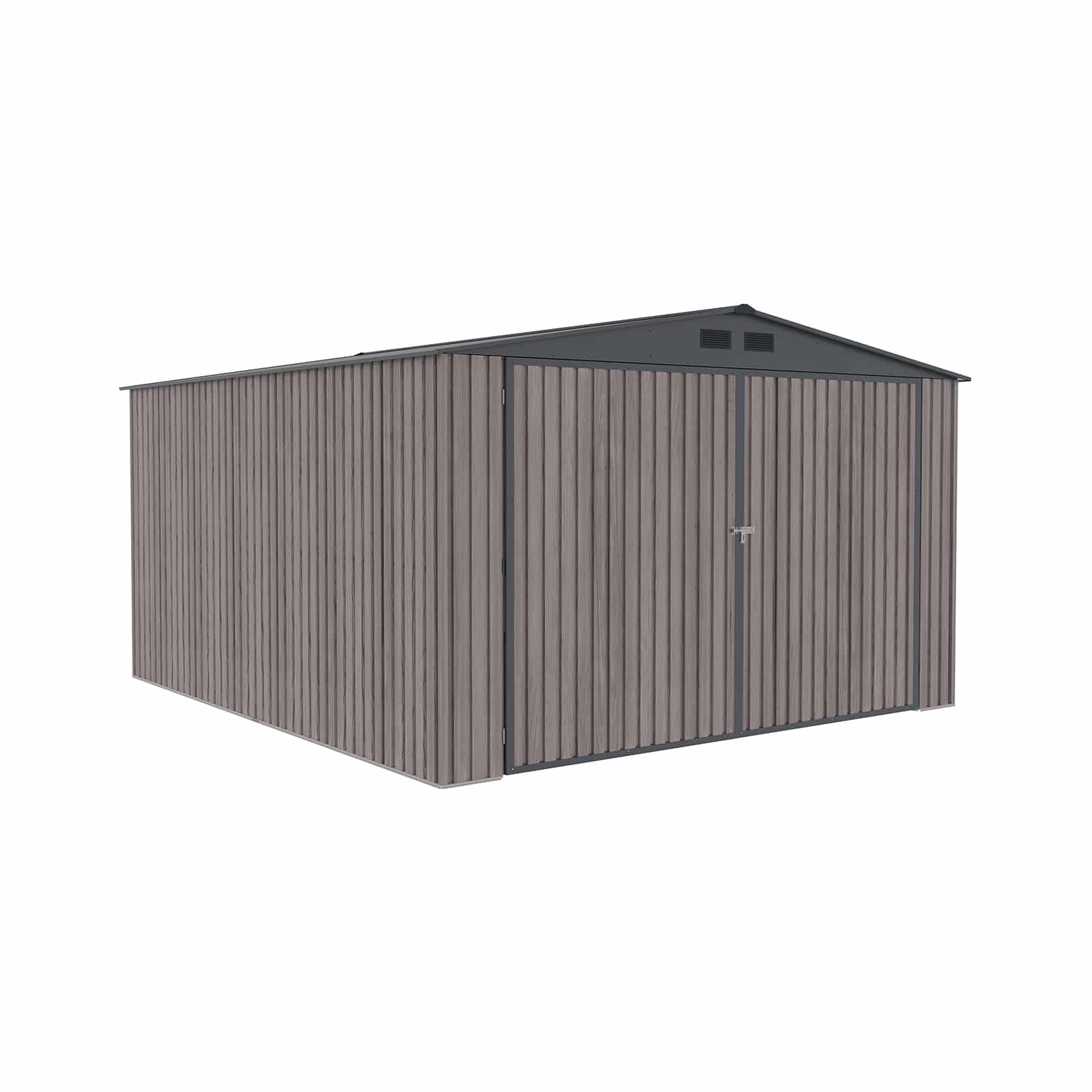 Garagem metálica 3,80 x 4,20 x 2,32m (15,96 m²) Surrey imitação de madeira Garagem metálica 3,80 x 4,20 x 2,32m (15,96 m²) Surrey imitação de madeira - Image 7