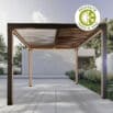 Pérgola de jardim automatizada 3x3m (9 m²) Somerset antracite