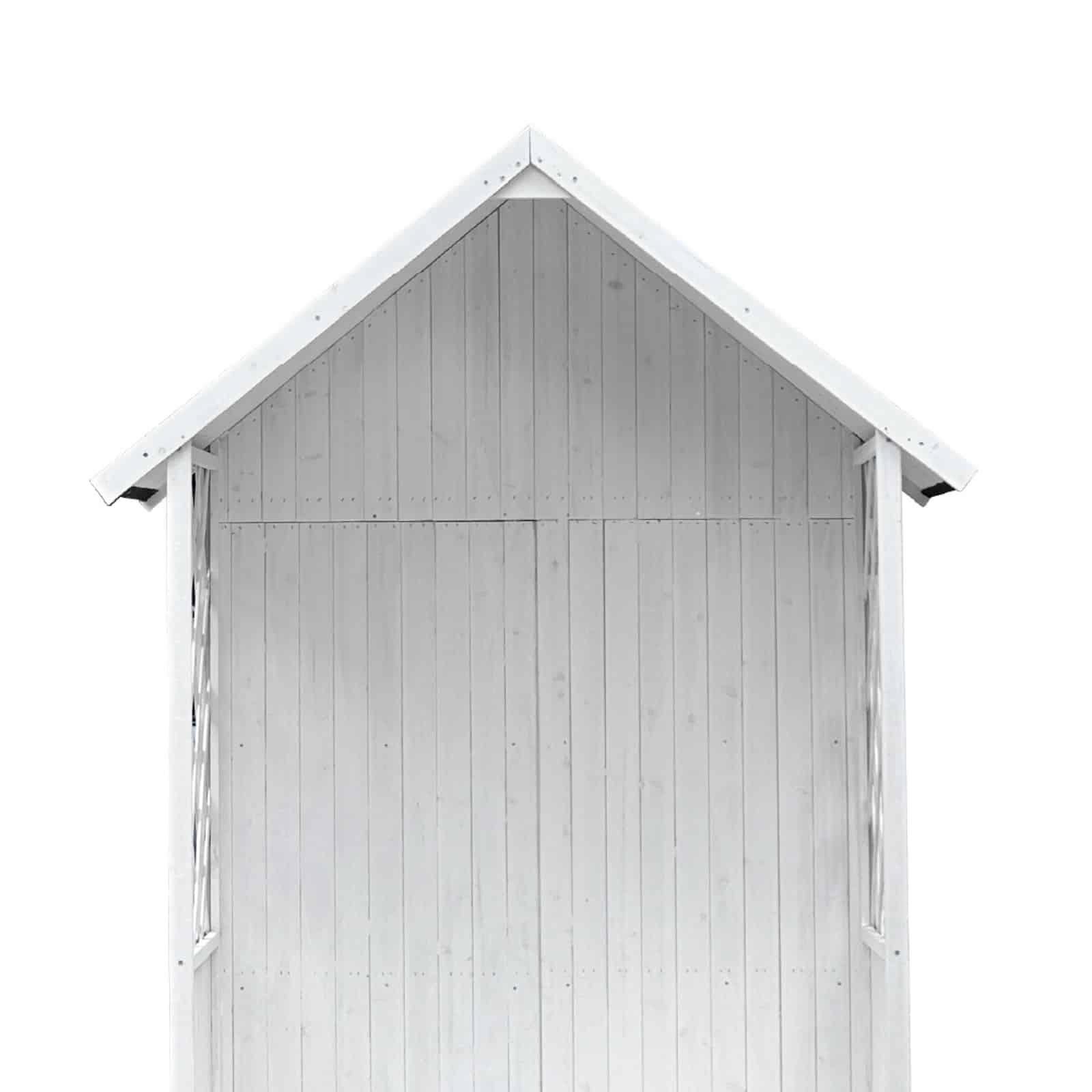 Banco de madeira com marquise 141 x 76 x 225 cm Chloe Branco Banco de madeira com marquise 141 x 76 x 225 cm Chloe Branco - Image 3