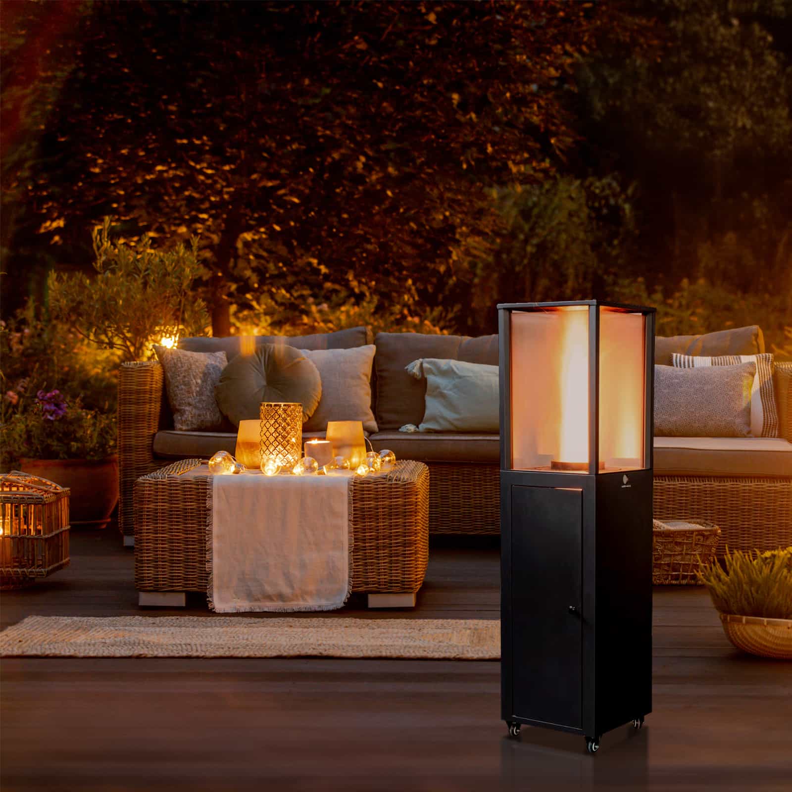 Aquecedor a pellets exterior 35,5 x 35,5 x 137 cm da KEKAI. Capri Aquecedor a pellets exterior 35,5 x 35,5 x 137 cm da KEKAI. Capri - Image 2