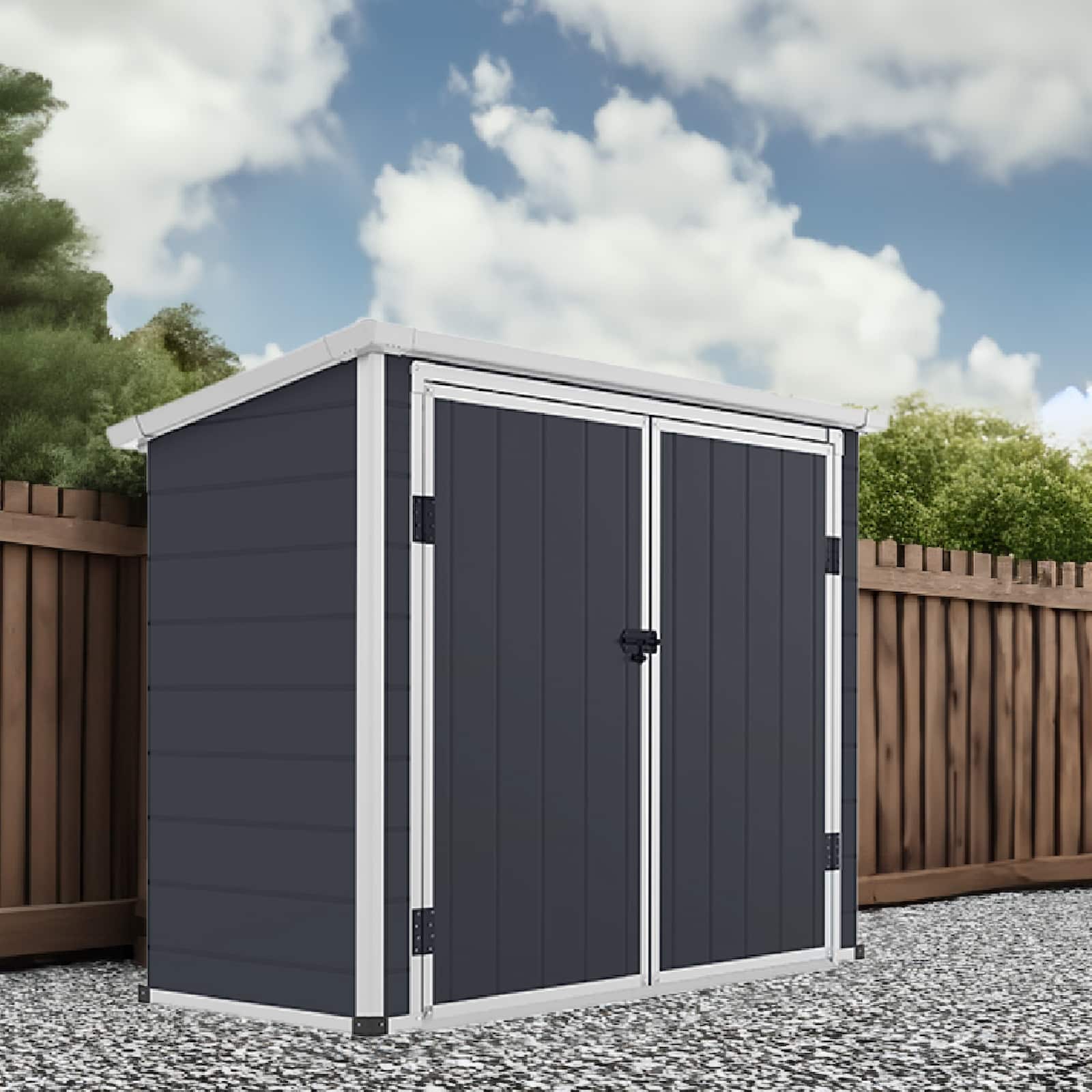 Abrigo cobertor 199x90x149/134 cm (1,80 m2) Noa antracite Abrigo cobertor 199x90x149/134 cm (1,80 m2) Noa antracite - Image 2