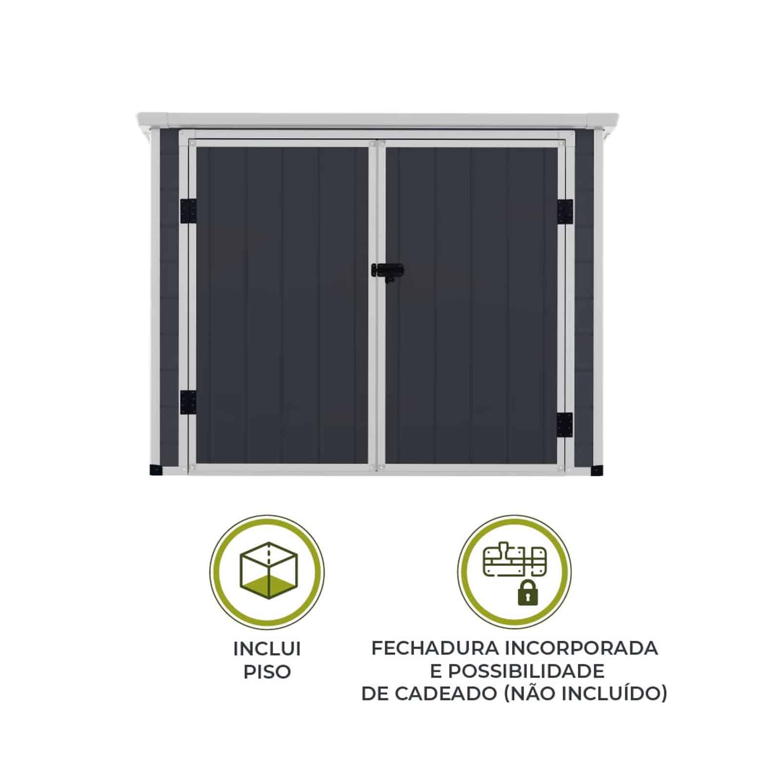 Abrigo cobertor 199x90x149/134 cm (1,80 m2) Noa antracite Abrigo cobertor 199x90x149/134 cm (1,80 m2) Noa antracite - Image 7