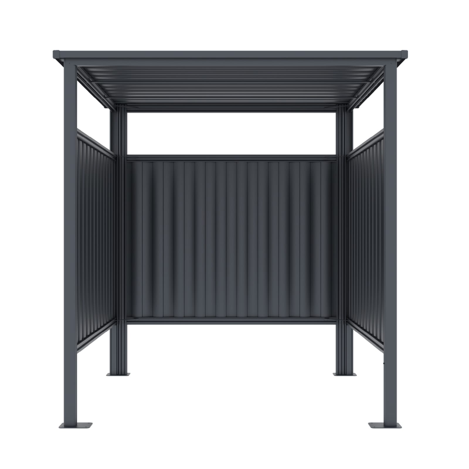 Abrigo cobertor 180x200x191 cm (3,60 m2) Samara cinza brilhante Abrigo cobertor 180x200x191 cm (3,60 m2) Samara cinza brilhante - Image 7