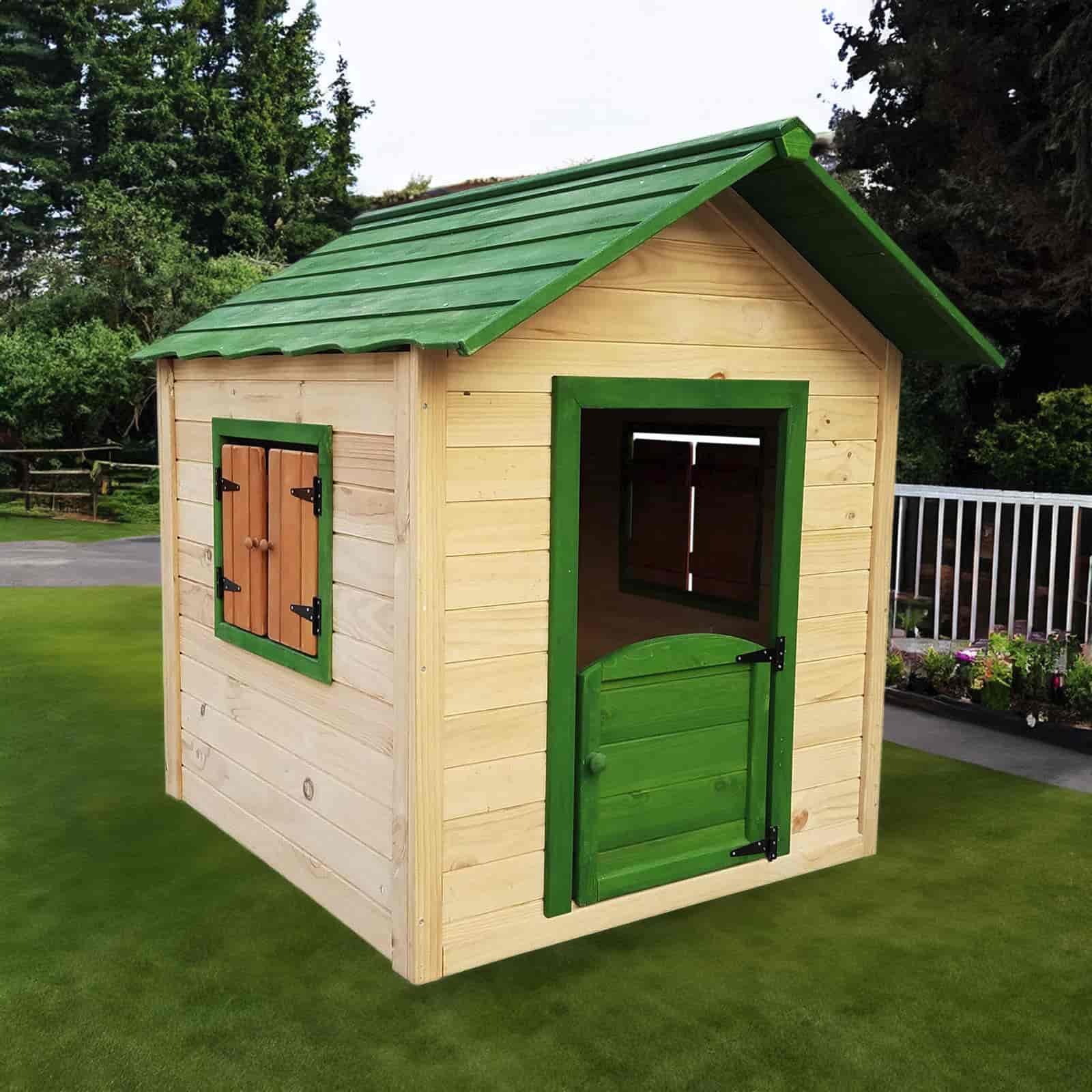 Casa de brincar de madeira 138x116x132 cm (1,6 m²) OUTDOOR TOYS Kela Casa de brincar de madeira 138x116x132 cm (1,6 m²) OUTDOOR TOYS Kela - Image 5