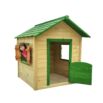 Casa de brincar de madeira 138x116x132 cm (1,6 m²) OUTDOOR TOYS Kela