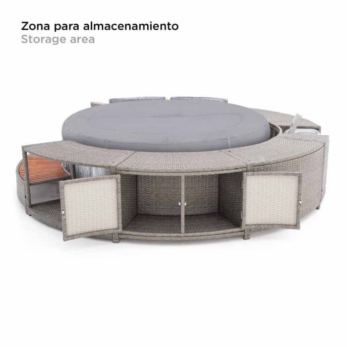 Spa exterior Fiji com revestimento 279x40x56 cm K2O Full