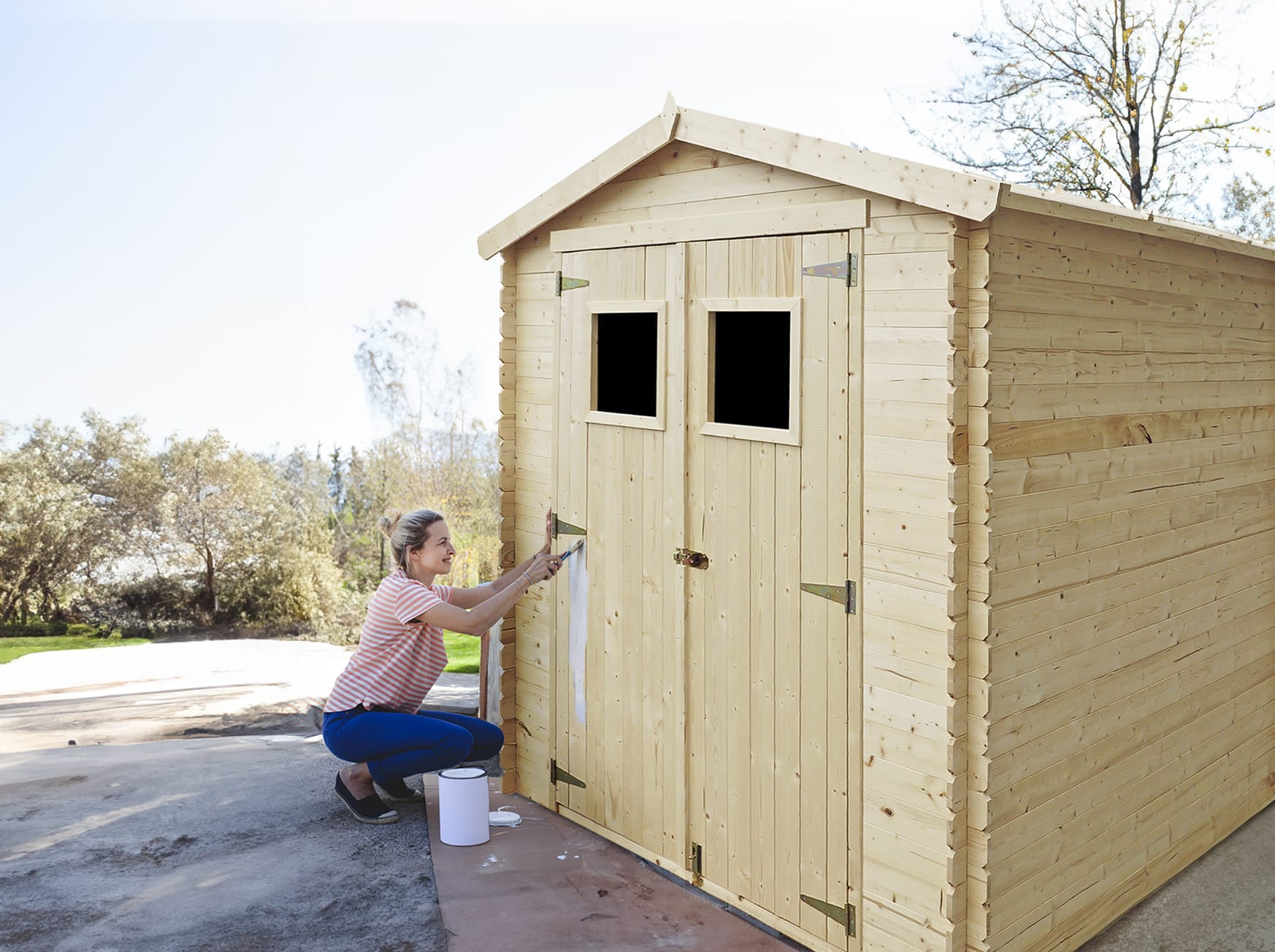 Como montar uma abrigo de madeira no teu jardim Fundação adequada para abrigos de madeira