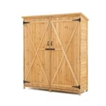 Armario exterior madera 40x75x90 cm Abby