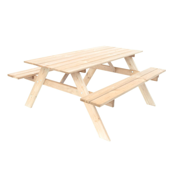 Mesa picnic madera 165x154x75 cm Essential (6-8 pax)