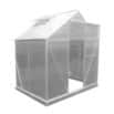 Invernadero de policarbonato y aluminio 125x193x190 cm (2,46 m²) Lunada