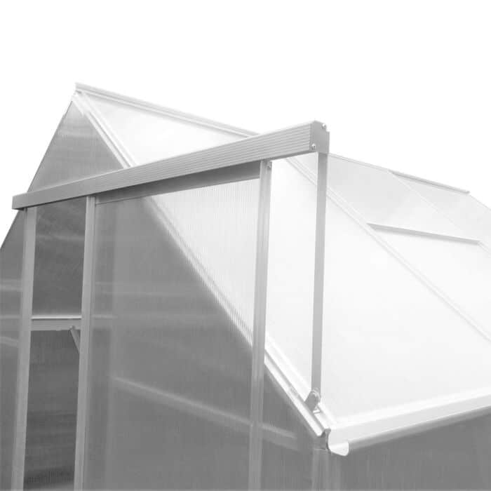Invernadero de policarbonato y aluminio 188x193x190 cm (3,63 m²) Lunada