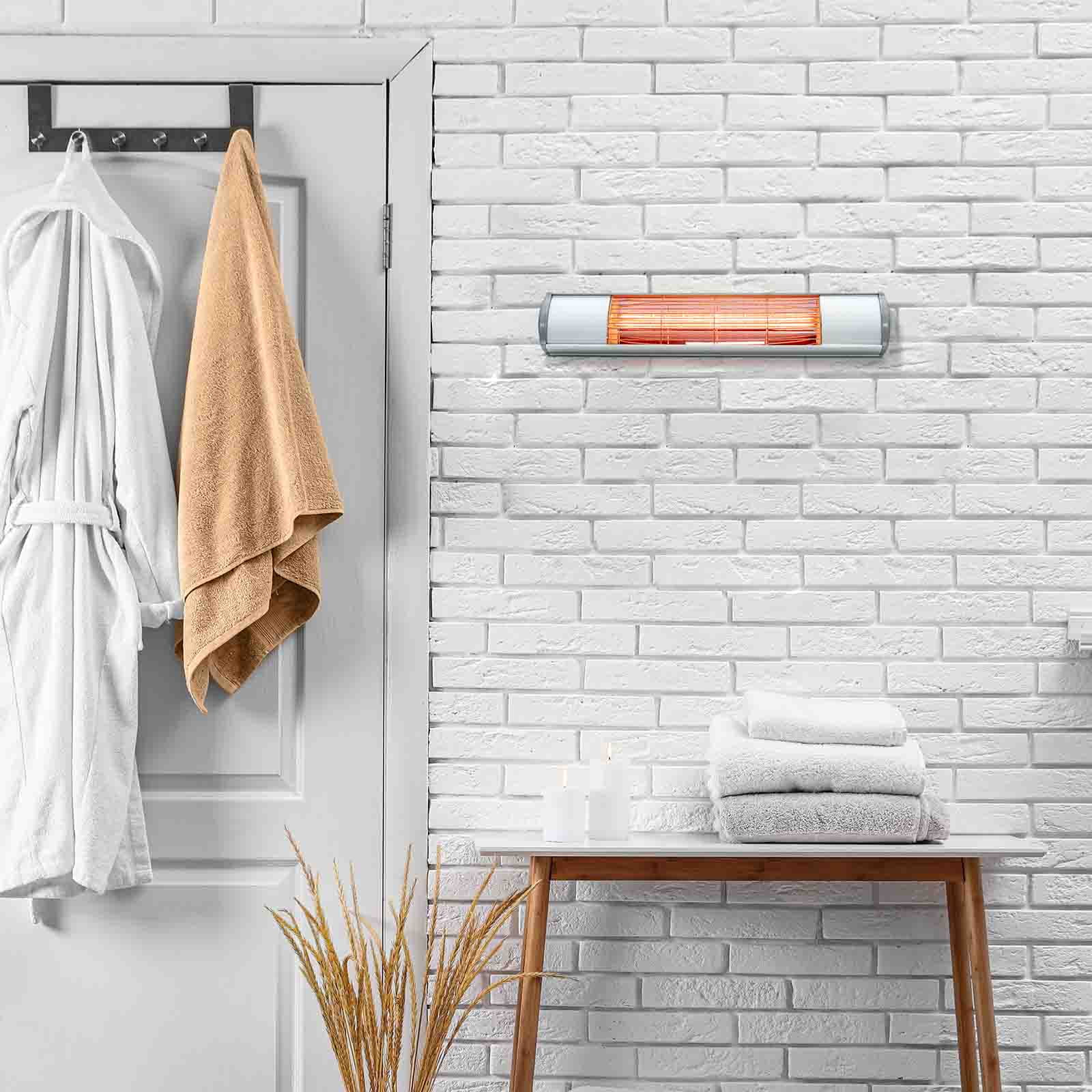 Estufa exterior de pared infrarrojos 2000W (71,5x16x11,5 cm) KEKAI Golden Tube 5 Estufa exterior de pared infrarrojos 2000W (71,5x16x11,5 cm) KEKAI Golden Tube - Imagen 2