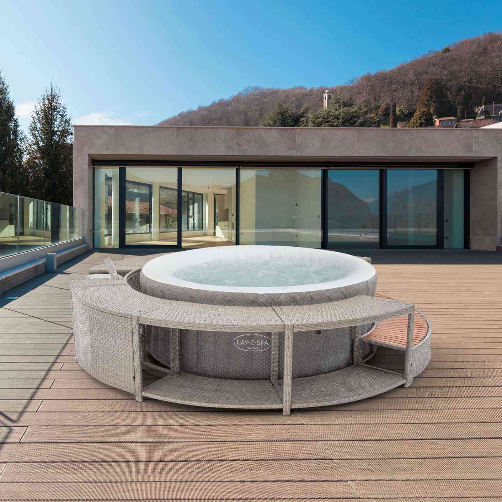 Spa exterior Havana con revestimiento 279x40x56 cm K2O Full 5 Spa exterior Havana con revestimiento 279x40x56 cm K2O Full