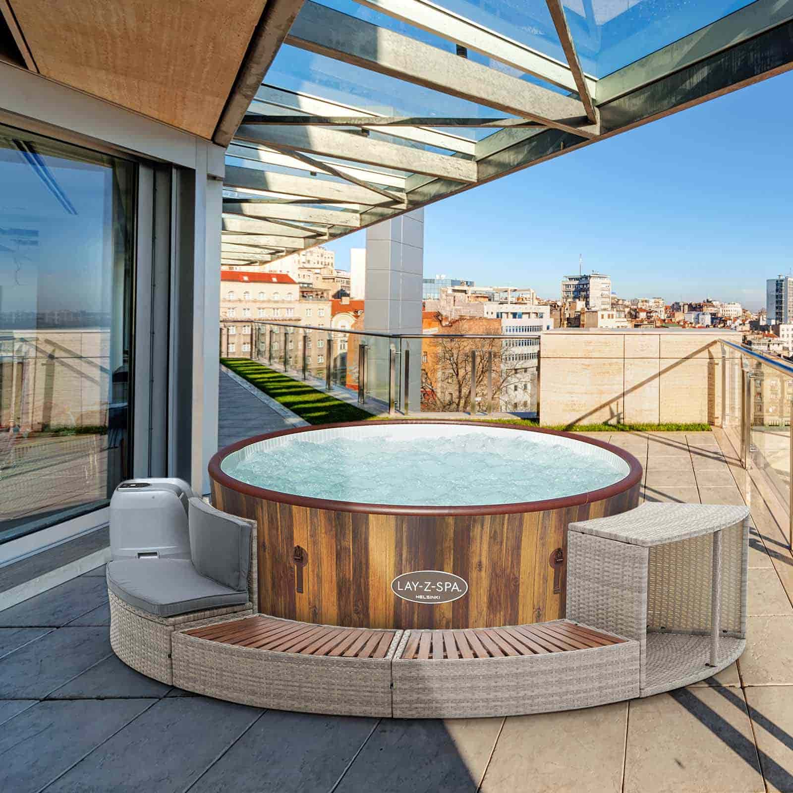 Spa exterior Helsinki con revestimiento 289x45x56 cm K2O Half 5 Spa exterior Helsinki con revestimiento 289x45x56 cm K20 Half