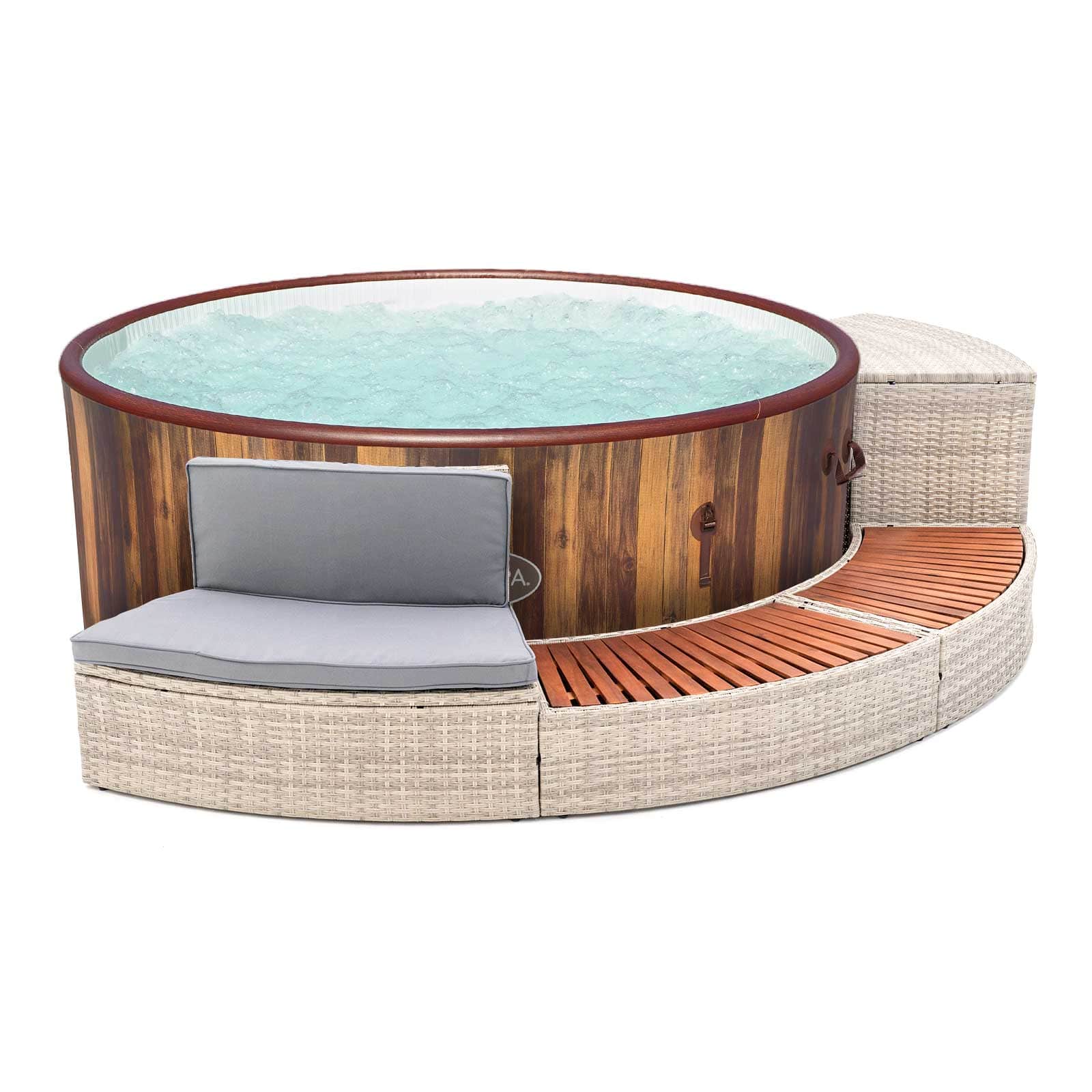 Spa exterior Helsinki con revestimiento 289x45x56 cm K2O Half 6 Spa exterior Helsinki con revestimiento 289x45x56 cm K20 Half