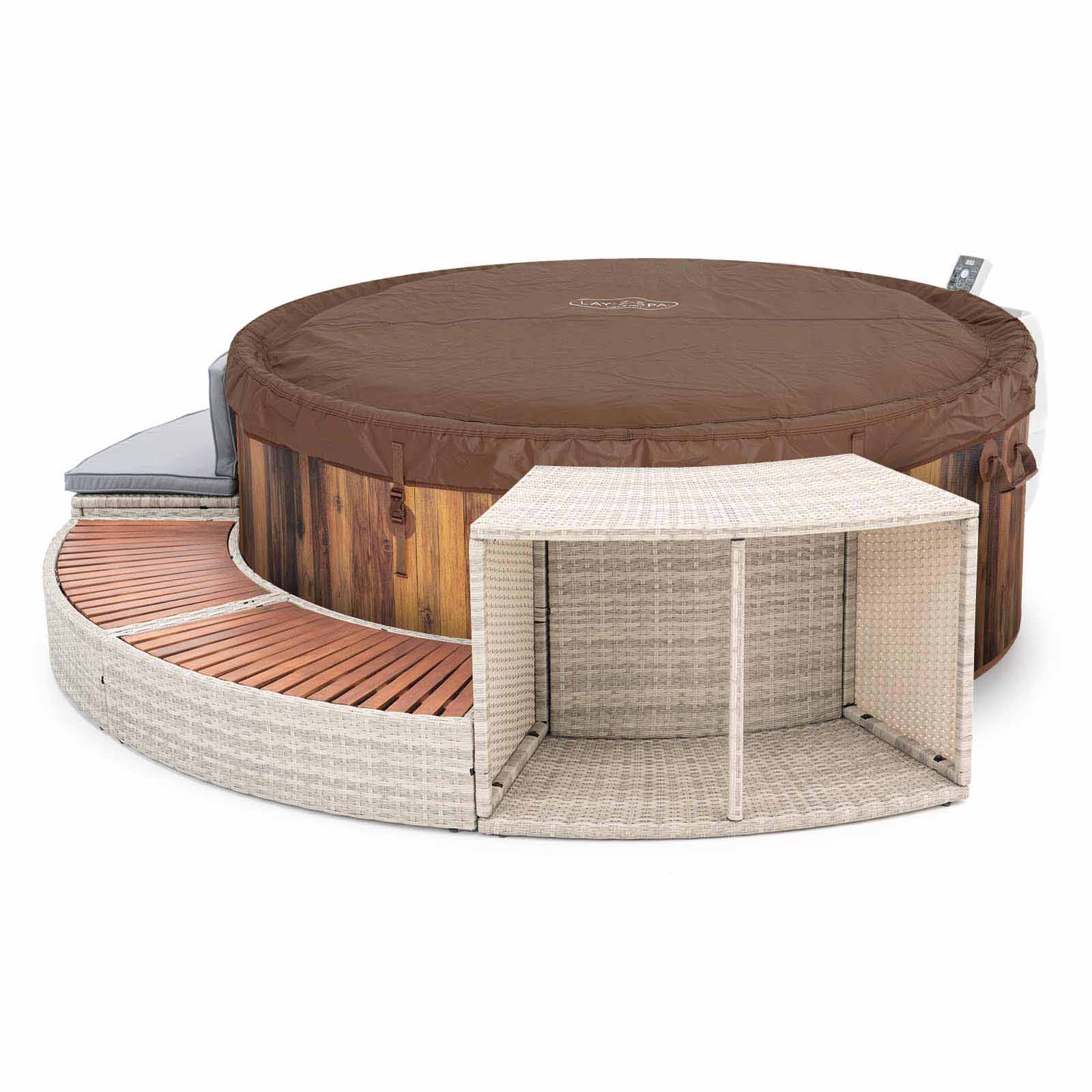 Spa exterior Helsinki con revestimiento 289x45x56 cm K2O Half 8 Spa exterior Helsinki con revestimiento 289x45x56 cm K20 Half