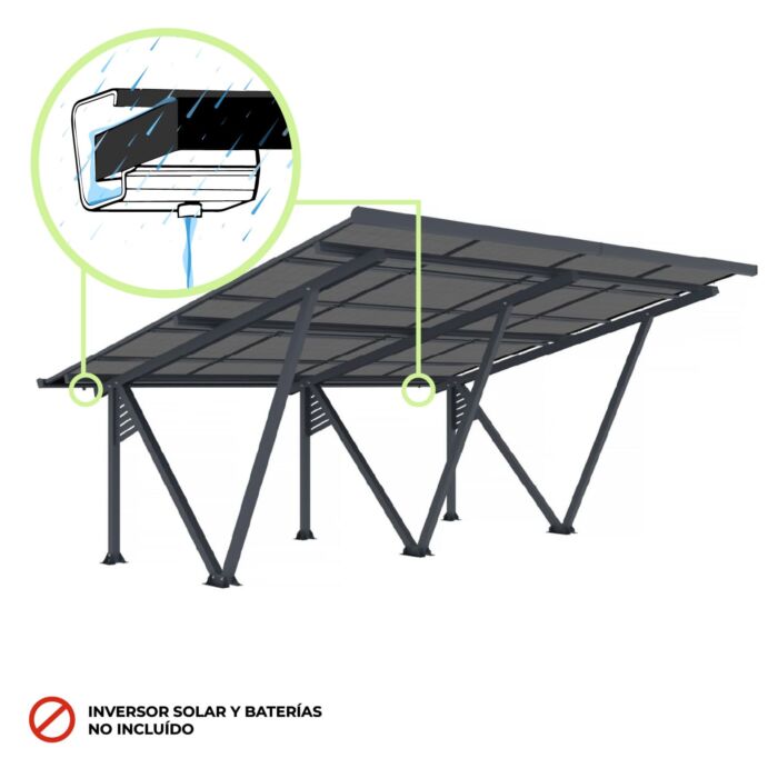 Marquesina fotovoltaica para coche Pearson