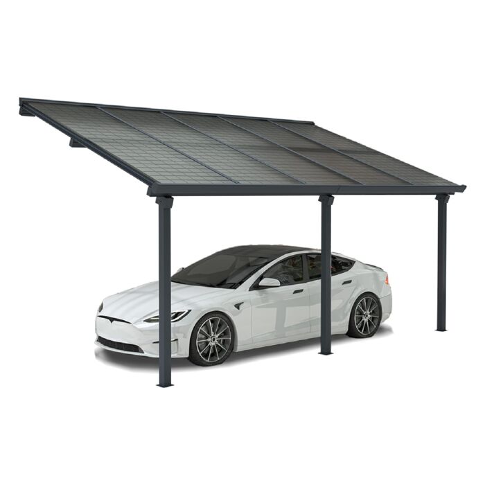 Marquesina fotovoltaica para coche 3,31 x 5,96 x 3,50m Becquerel II