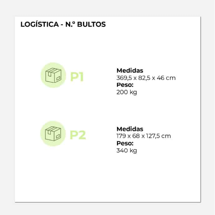 Marquesina fotovoltaica para coche 3,40 x 7,12 x 2,77m Becquerel I