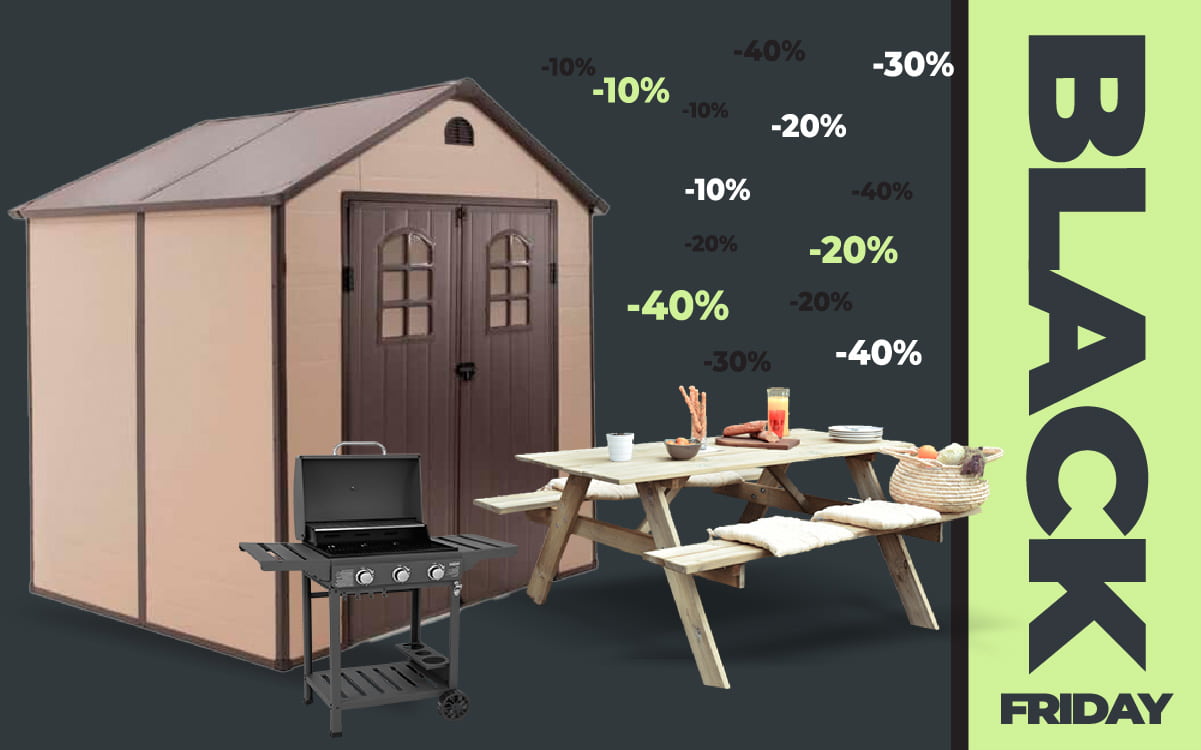 Ofertas de Black Friday en Gardiun en almacenaje y jardín