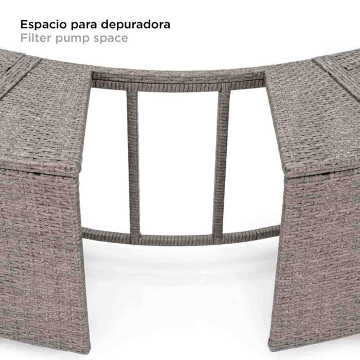 Spa exterior Fiji con recubrimiento 279x40x56 cm K2O Full - Imagen 8