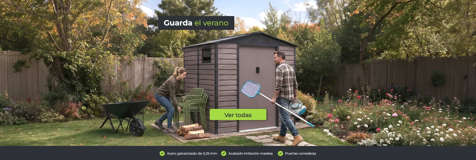 Gardiun, soluciones de almacenaje para tu jardín 26 Casetas Surrey